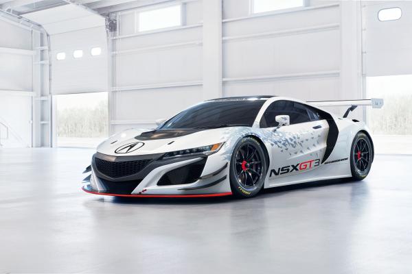 Acura Nsx Gt 3, Nyias 2016, Белый, HD, 2K, 4K