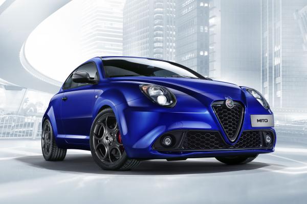 Alfa Romeo Mito Veloce (955), Geneva Auto Show 2016, Хэтчбек, Синий, HD, 2K, 4K