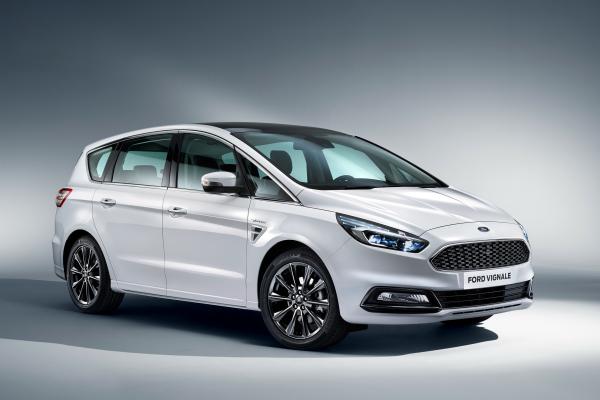 Ford Vignale S-Max, Хэтчбек, Женевский Автосалон 2016, Белый, HD, 2K, 4K