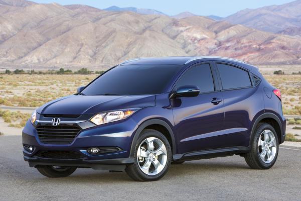 Honda Hr-V, Vezel, 2015 Автомобили, Кроссовер, Внедорожник, Гибрид, Экосафе, Обзор, Тест-Драйв, Сбоку, HD, 2K, 4K