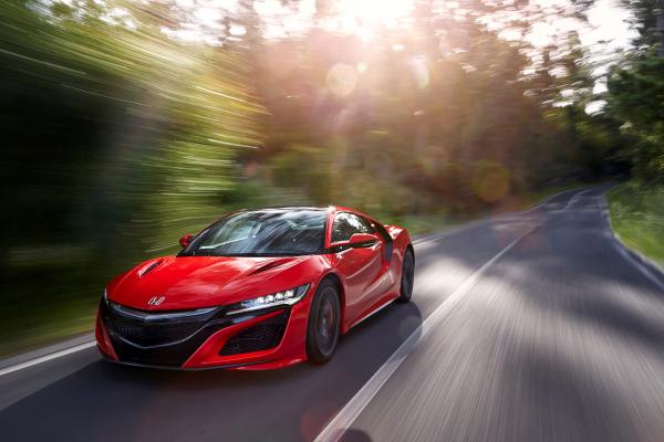 Honda Nsx, Суперкар, Скорость, Красный Цвет, HD, 2K, 4K