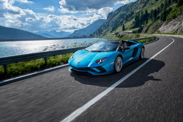 Lamborghini Aventador S Roadster, 2018 Автомобили, Роскошные Автомобили, HD, 2K, 4K