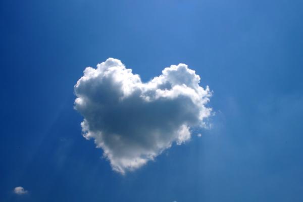 Love Image, Heart, Clouds, HD, 2K, 4K