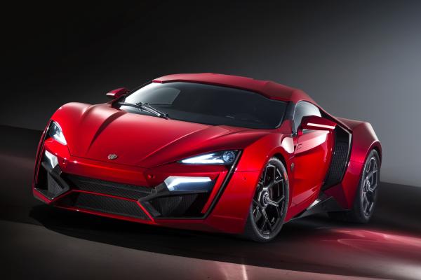 Lykan Hypersport, Суперкар, W Motors, Спорткар, Скорость, Красный Цвет, HD, 2K, 4K