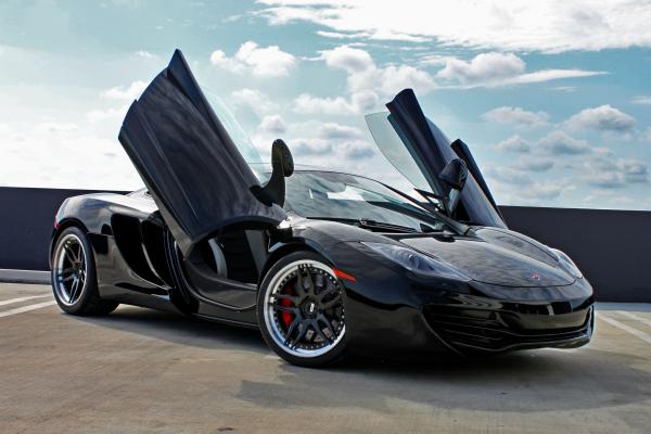 Mclaren 12C, Mp4-12C, Суперкар, Роскошные Автомобили, Спорткар, Тест-Драйв, Обзор, Двери, Серебристый, HD, 2K, 4K