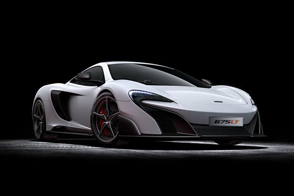 Mclaren 675 Lt, Купе, Гиперкар, Белый, HD, 2K, 4K