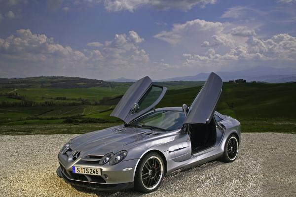 Mercedes-Benz Slr Mclaren, Суперкар, Mclaren, Mercedes, Роскошные Автомобили, Спорткар, Скорость, Спереди, Детройтский Автосалон 2015. Naias, HD, 2K, 4K