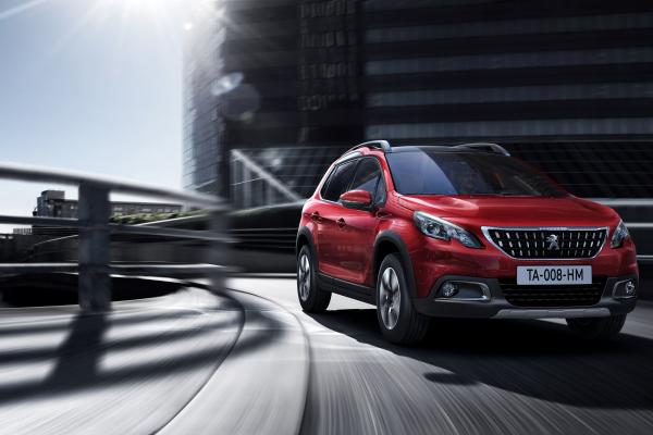 Peugeot 2008 Dk, Geneva Auto Show 2016, Кроссовер, Красный, HD, 2K, 4K