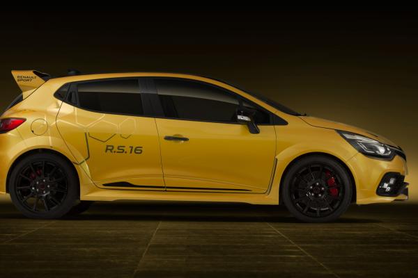 Renault Clio Rs 16, Желтый, Хот-Хэтч, HD, 2K, 4K