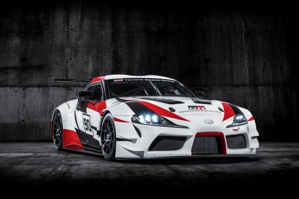 Toyota Gr Supra Racing Concept, Женевский Автосалон 2018, HD, 2K