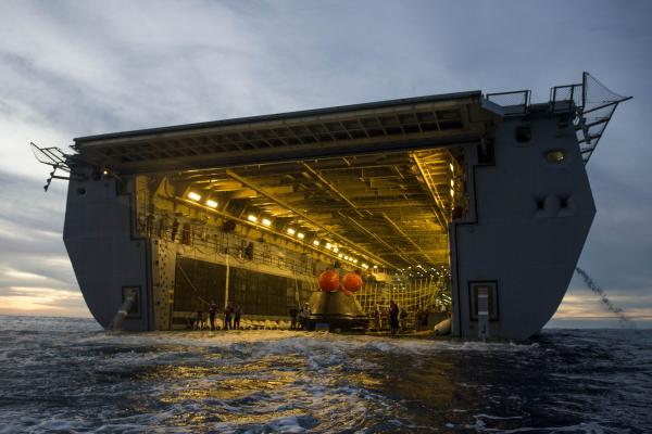 Uss Anchorage, Спасательная Миссия, Наса, Космический Корабль Орион, Mc1, Гэри Кин, Боевая Камера, HD, 2K, 4K