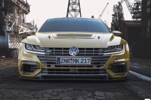 Volkswagen Arteon R-Line, Custom, Автомобили 2018, HD, 2K, 4K