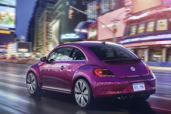 Volkswagen Beetle, Pink Edition, Розовый, Концепт, Автомобили 2016, HD, 2K, 4K