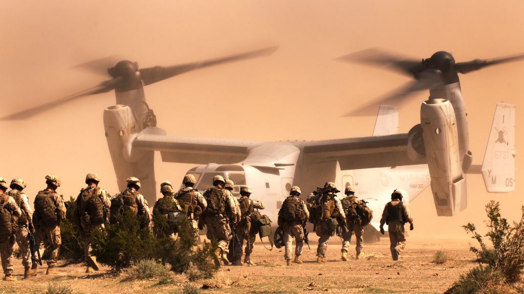 Bell V-22 Osprey, Конвертоплан Военный Самолет, Сша. Воздушные Силы, HD, 2K, 4K