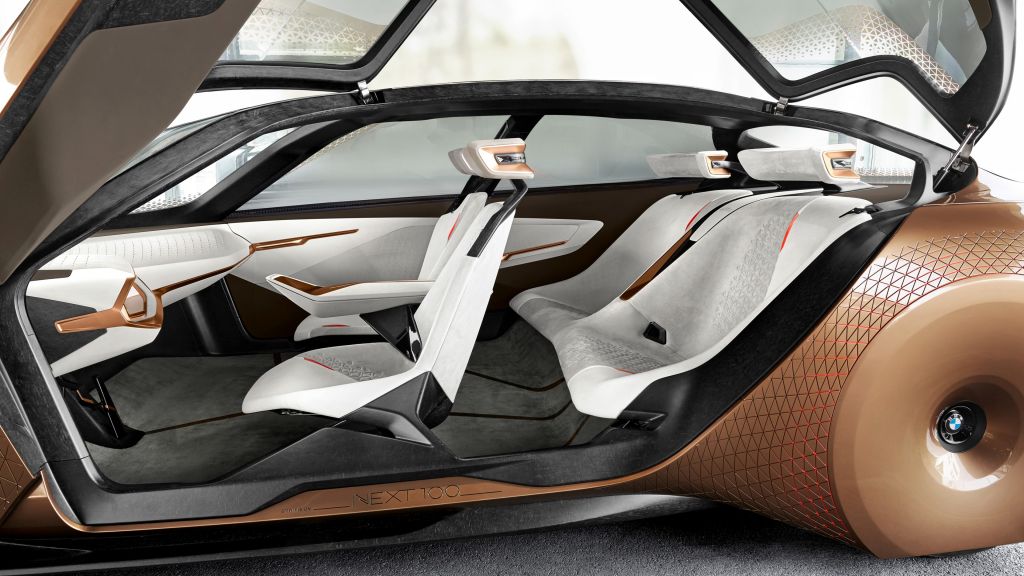 Bmw Vision Next 100, Автомобили Будущего, Интерьер, HD, 2K, 4K