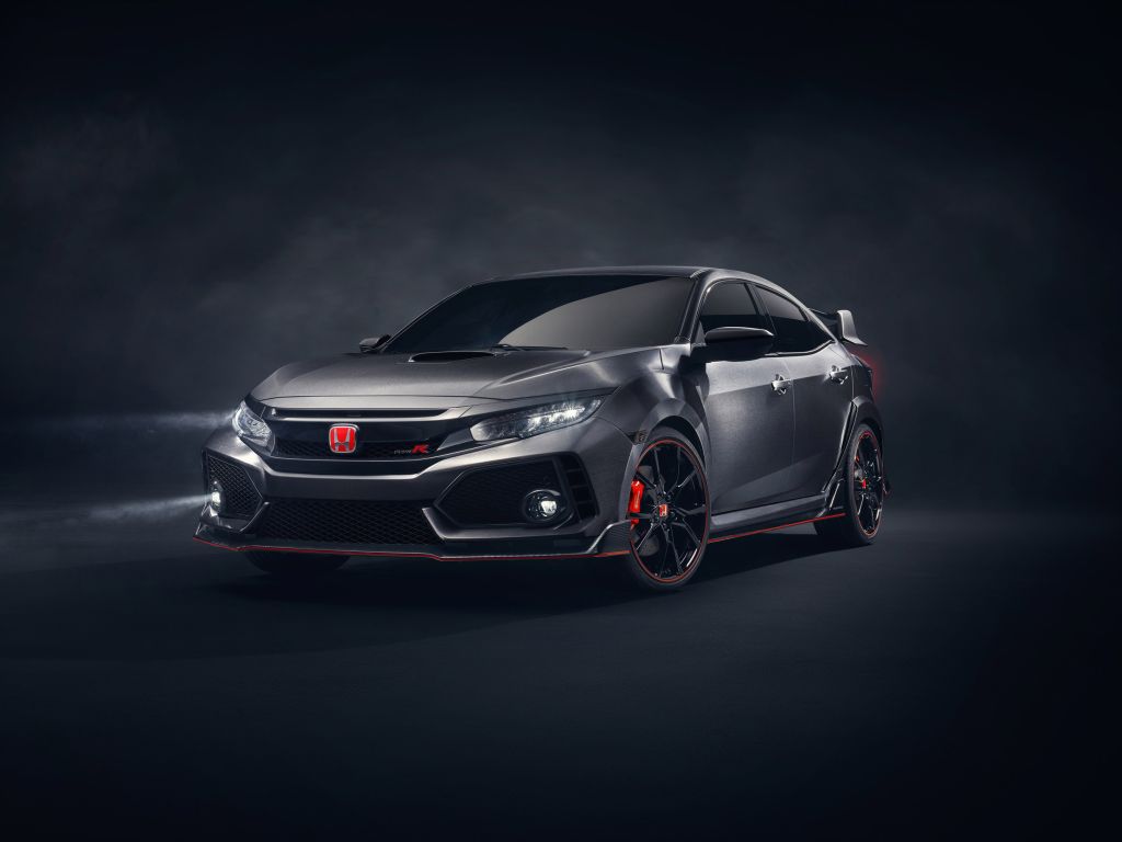 Honda Civic Type R, 2017 Автомобили, Honda, HD, 2K