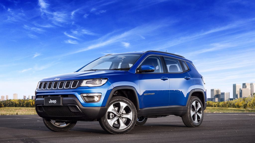 Jeep Compass Longitude, Внедорожник, Синий, HD, 2K, 4K