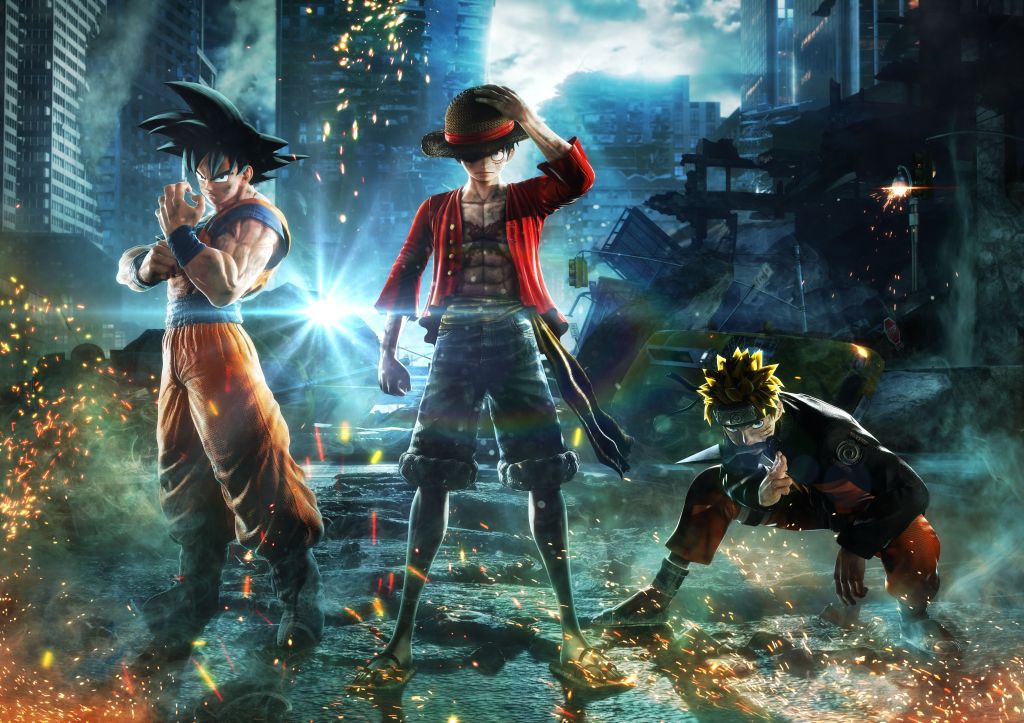 Jump Force, E3 2018, Гоку, Наруто, Луффи, HD, 2K, 4K, 5K, 8K