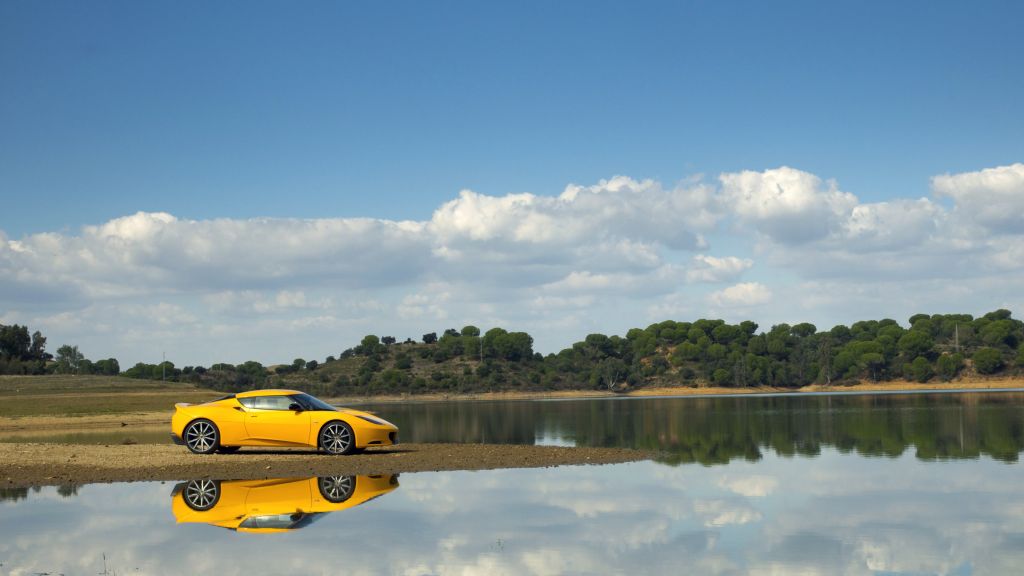 Lotus Evora S, Суперкар, Lotus, Спорткар, Роскошные Автомобили, Обзор, Природа, Желтый, Тест Драйв, Купить, Арендовать, HD, 2K, 4K