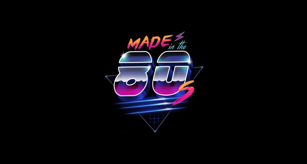 Сделано В 80-Х, Неон, Synthwave, Retrowave, HD, 2K