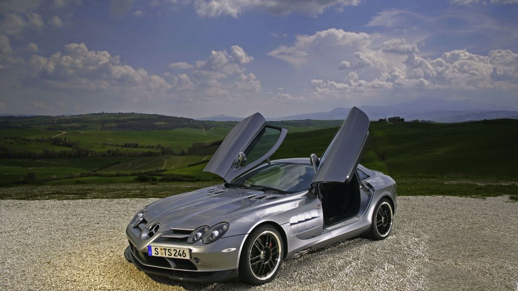 Mercedes-Benz Slr Mclaren, Суперкар, Mclaren, Mercedes, Роскошные Автомобили, Спорткар, Скорость, Спереди, Детройтский Автосалон 2015. Naias, HD, 2K, 4K