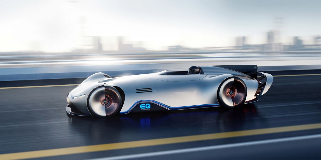 Mercedes-Benz Vision Eq Серебряная Стрела, HD, 2K, 4K