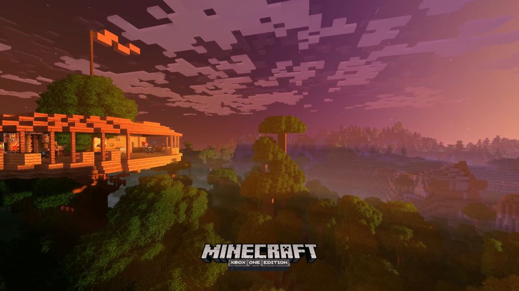 Minecraft 4K Edition, E3 2017, Xbox One X, Скриншот, HD, 2K, 4K