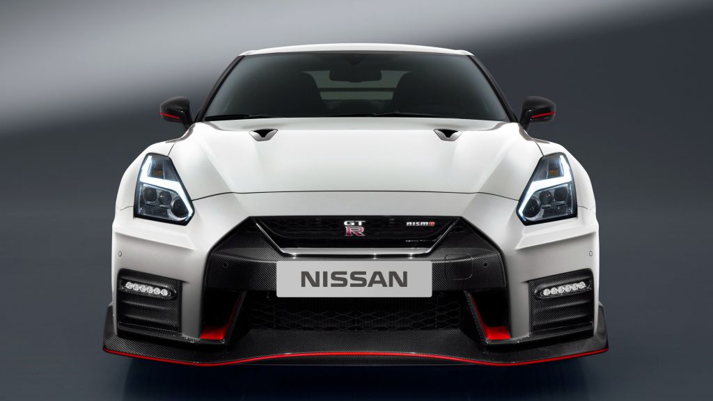 Nissan Gt-R Nismo, Белый, Спорткар, HD, 2K, 4K