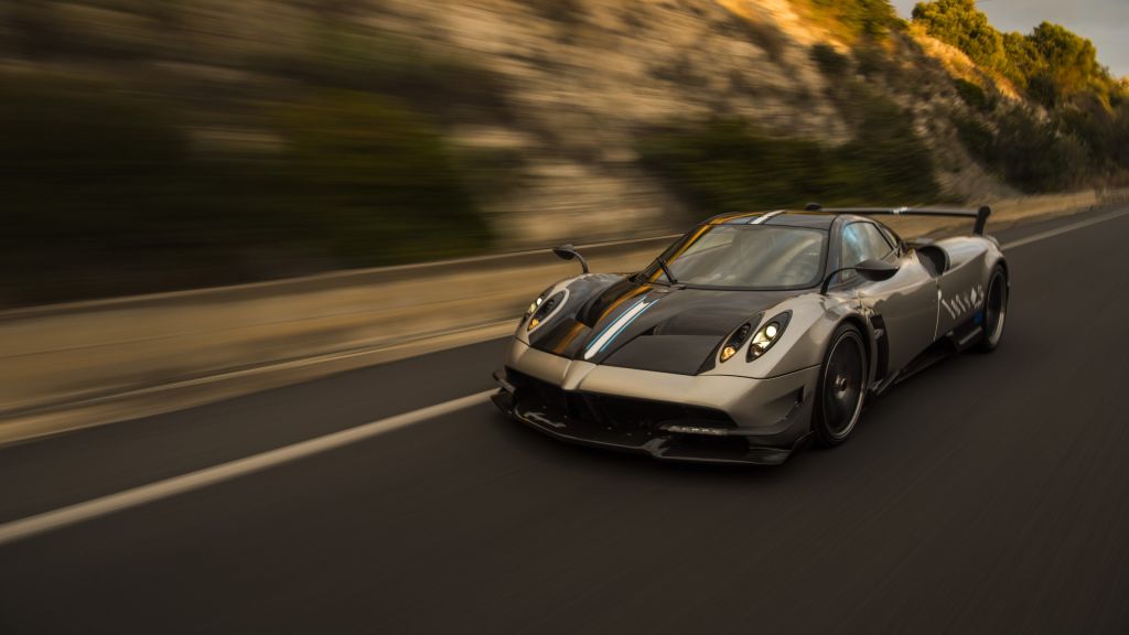 Pagani Huayra Bc, Женевский Автосалон 2016, Ультралегкий Суперкар, Спорткар, Серебро, HD, 2K, 4K