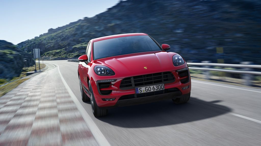 Porsche Macan Gts, Concept, Красный, HD, 2K, 4K