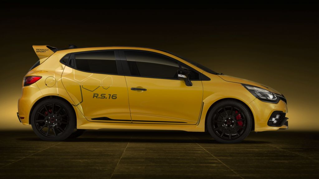 Renault Clio Rs 16, Желтый, Хот-Хэтч, HD, 2K, 4K