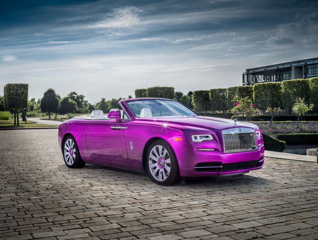 Rolls Royce Dawn In Fuxia, 2017, HD, 2K, 4K