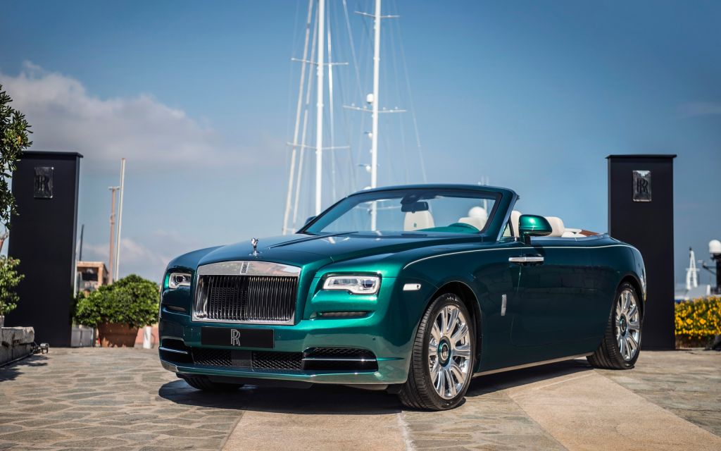 Rolls Royce Dawn, Порто Черво, Кабриолет, Rolls Royce, HD, 2K