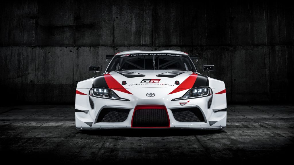 Toyota Gr Supra Racing Concept, Женевский Автосалон 2018, HD, 2K