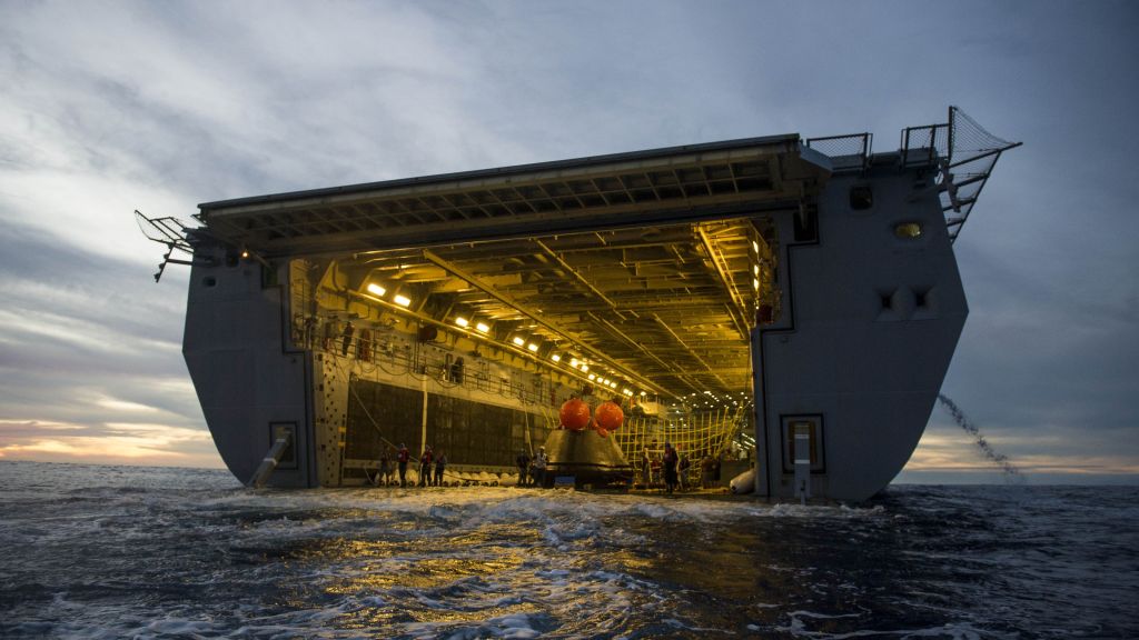 Uss Anchorage, Спасательная Миссия, Наса, Космический Корабль Орион, Mc1, Гэри Кин, Боевая Камера, HD, 2K, 4K