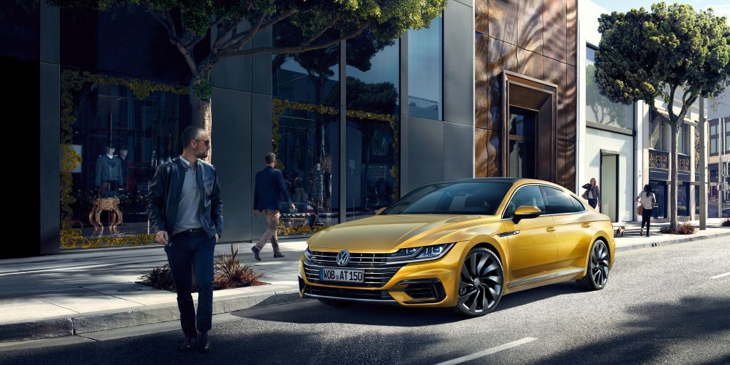 Volkswagen Arteon R-Line, Женевский Автосалон, 2017, HD, 2K, 4K